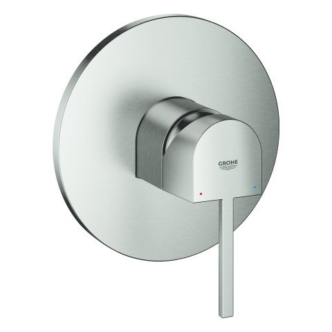 Grohe Plus Einhand-Brausebatterie supersteel Fertigmontageset 24059DC3