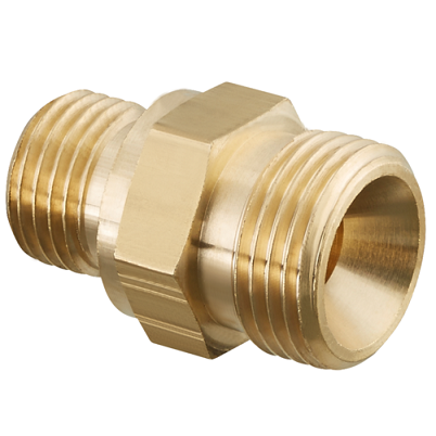 Oventrop Doppelnippel "Ofix-Oil" 1/4"AG x 3/8"AG, beiderseits Innenkonus 2080050