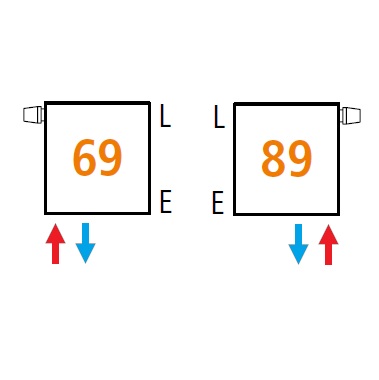 Arbonia Mehrpreis Einbauventil Gewinde M30x1,5 oben für Röhrenradiatoren