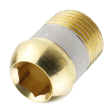 Danfoss R 3/8 Nippel für RA, RAV(L), FJV, RLV, AVDO, VMT vernickelt 013G3181