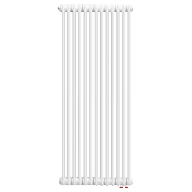 Arbonia Ventil-Röhrenradiator Standard 6-Säuler H: 150 L: 45cm, Modell 6150, weiß, 10 Glieder