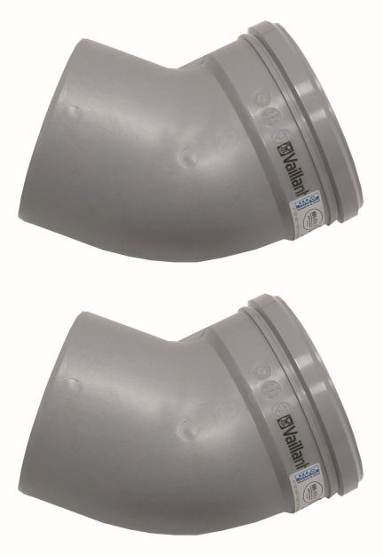 Vaillant Bogen 45 Grad DN 130 PP 0020042766