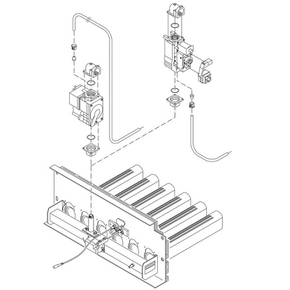 Bosch / Buderus Gasbrenner 38/5 VR4601CB 8718585337