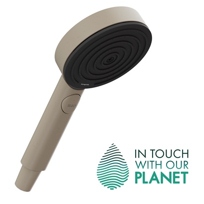 Hansgrohe Handbrause Pulsify Planet Edition 105 3 jet Relaxation EcoSmart Select Sand 26077210
