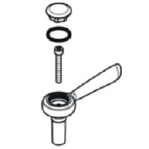 Hansgrohe Axor Montreux Hebelgriff warm/kalt, chrom 16691000