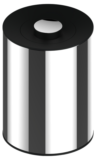 Keuco Abfallbehälter Universalartikel Aluminium lackiert/schwarzgrau 04989170037