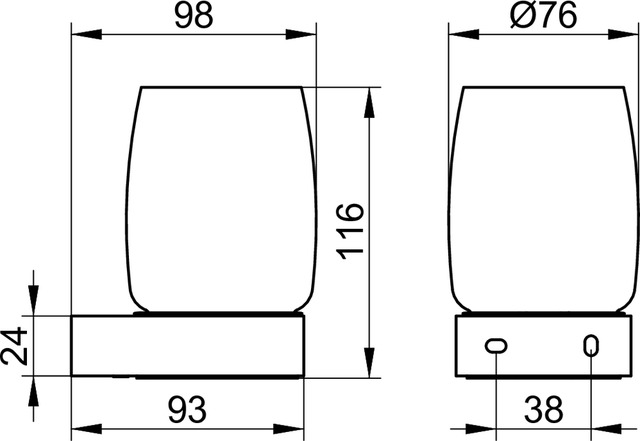 Keuco Echtkristall-Glas Elegance lose 01650006000