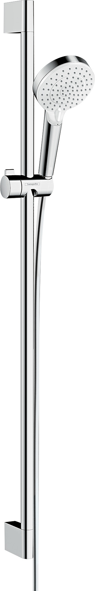 Hansgrohe Brauseset Crometta Vario EcoSmart 9 l/min/Unica mit Brausestange 900mm weiss/chrom 26538400