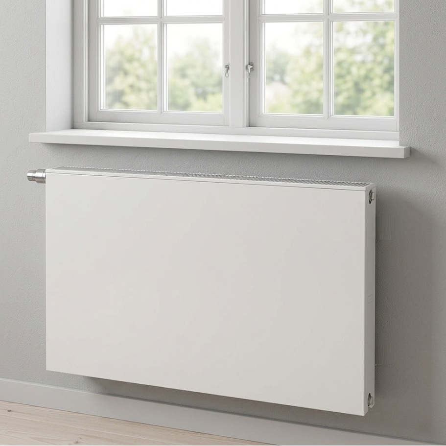 Kermi x2 Heizkörper Plan-V Typ 33 H: 90,5 L: 200,5cm weiß, links PTV330902001L1K