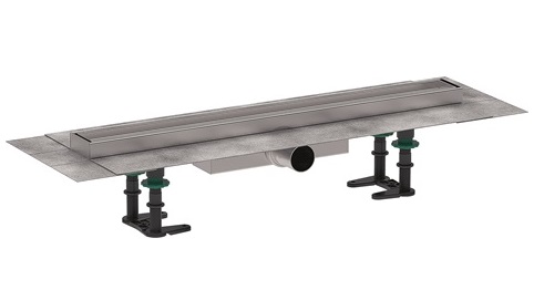 Hansgrohe Komplettset RainDrain Compact 600mm befliesbar für flache Installation 56163000