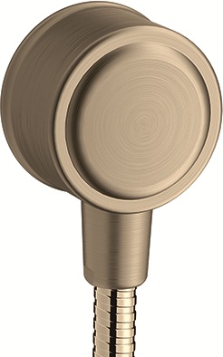 Hansgrohe Wandanschluss AXOR Montreux mit Rückflussverhinderer, Brushed Nickel 16884820