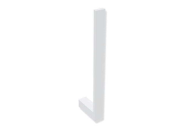 HEWI Reservepapierhalter, Edelstahl, zur Aufnahme von zwei WC-Papierrollen, weiß tiefmatt 900Q21.00460 DX