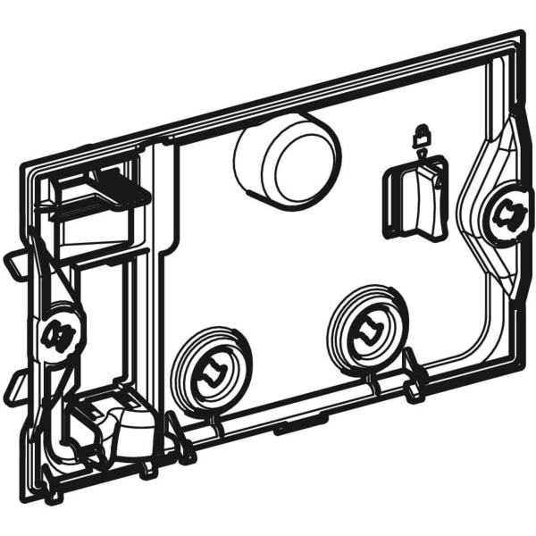 Geberit Schutzplatte für DuoFresh Modul für Sigma UP-Spülkasten 12cm 243.975.00.1