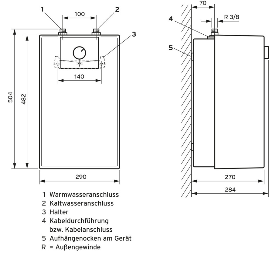 Vaillant VEH 10/7-5 U Elektro-Speicher 0010021147