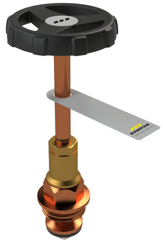 Kemper Absperr-Oberteil mit EPDM-Dichtung mit verlängerter Spindel, DN32 E010913502032KP