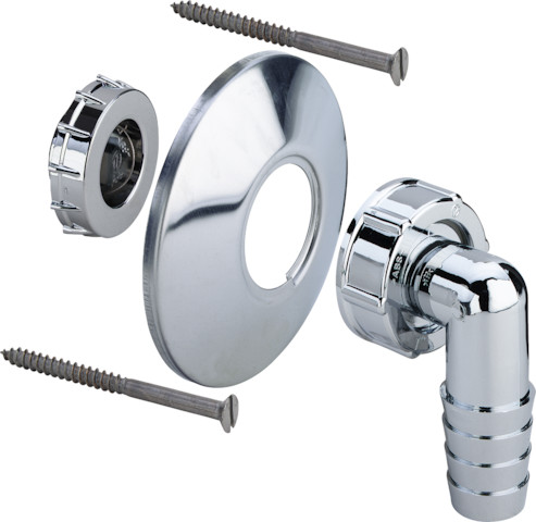 Viega Zubehörset 5635.90C in G1 x 85mm Kunststoff verchromt 398491
