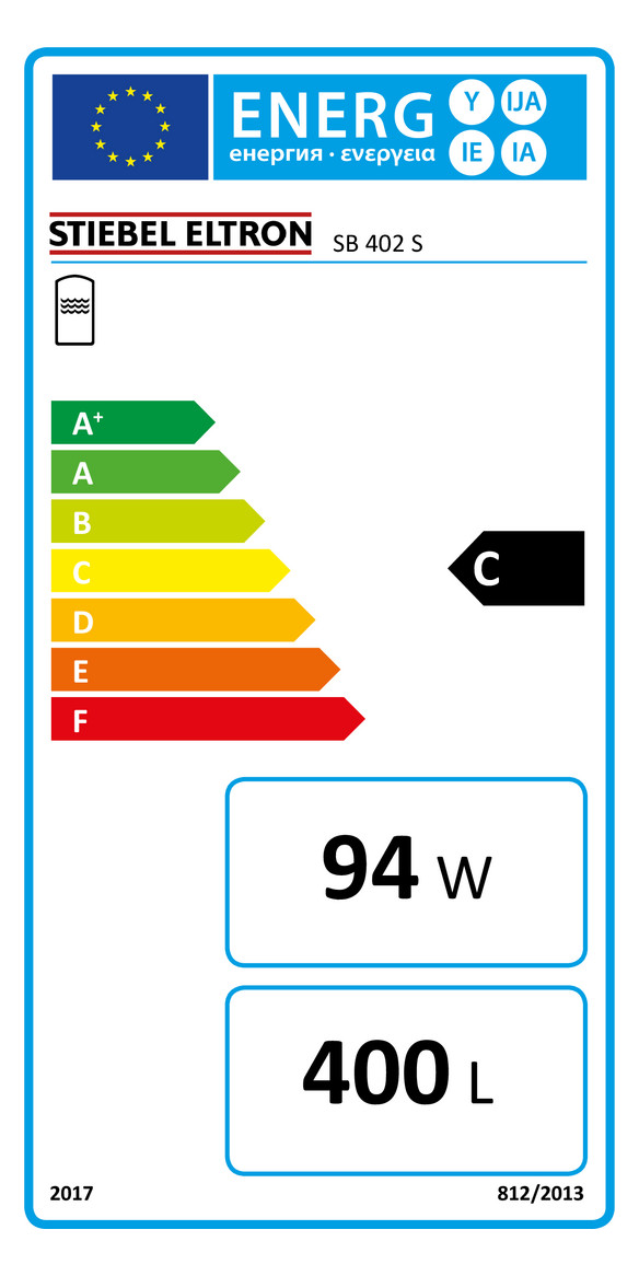 Stiebel Eltron Kombi-Standspeicher SB 402 S, 400 l, 2 Flanschöffnungen 185355