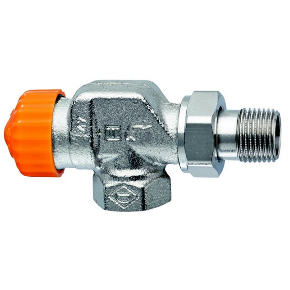 Heimeier Thermostatventil Eclipse, Axialform, DN15 1/2", automatische Durchflussregelung 3930-02.000