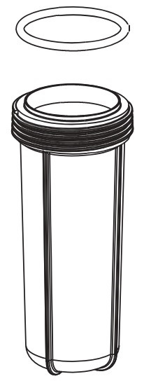 Grünbeck Filterglocke schwarz zu Feinfilter 3/4"-1 1/4 (Umkehrosmo 101266e