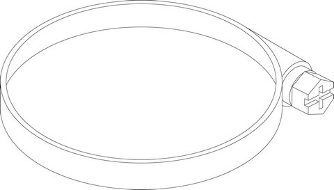 Bosch / Buderus Schlauchschelle NRG (3x) 8738805001