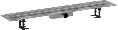Hansgrohe Komplettset RainDrain Compact 1000mm für Standardinstallation gebürstet edelstahl 56182800