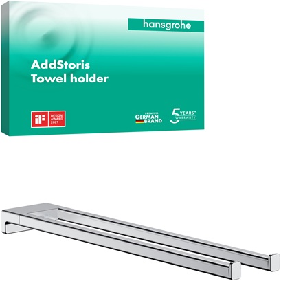 Hansgrohe Handtuchhalter AddStoris zweiarmig chrom 41770000