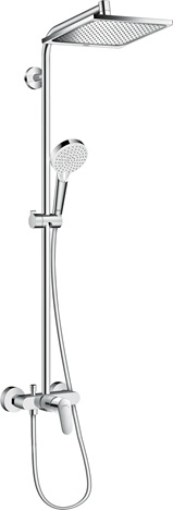 Hansgrohe Showerpipe Crometta E 240 Einhebelmischer chrom 27284000