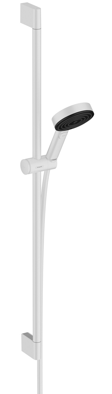 Hansgrohe Brauseset Pulsify Select S 105 3 jet Relax EcoSmart mit Brausestange 900mm weiß matt 24171700