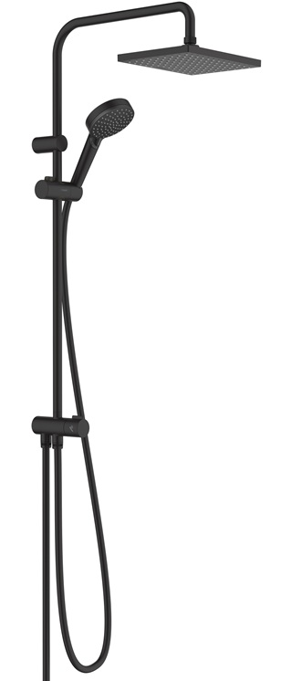 Hansgrohe Showerpipe 230 1jet Vernis Shape Reno EcoSmart mattschwarz 26289670