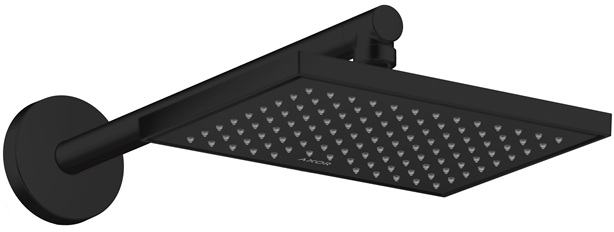 Hansgrohe Brausearm DN15 390mm Axor ShowerSolutions mattschwarz 26431670