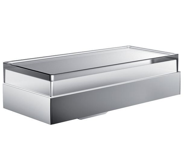 Emco Einhand-Seifenspender Liaison Glasteil satiniert chrom 182100104
