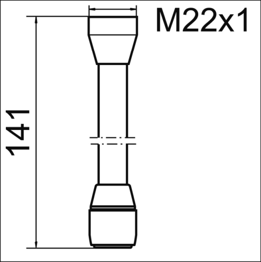 Neoperl Cascade SLC Strahlregler Hahnschlauch Supreme/verchromt, M22x1, A=13.5-15 l/min 01099697