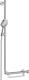 Hansgrohe brauseset Raindance Select S 120 3jet Unica Comfort Brausestange 1100mm Links chrom 26324000