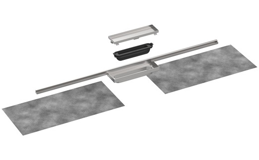 Hansgrohe Fertigset RainDrain Minimalistic 900mm Duschrinne befliesbar 56221000