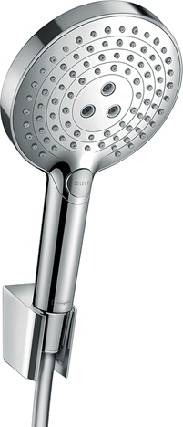 Hansgrohe Raindance Select S Brausehalterset 120 3jet mit Brauseschlauch 1600mm, Chrom 26721000