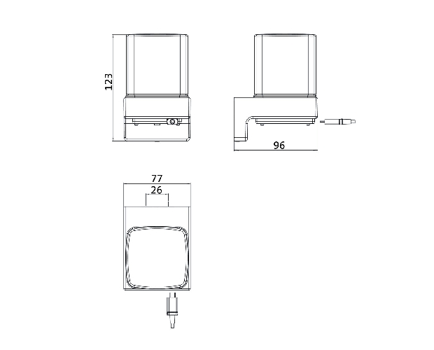 Emco Sensor-Seifenspender Cue schwarz 322113301