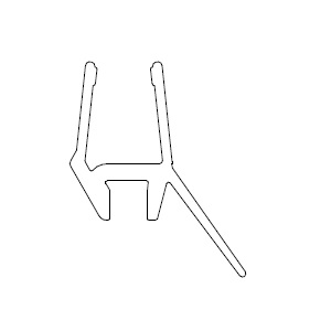 HSK Wasserabweisprofil, Länge 1.000mm E100058-8-2