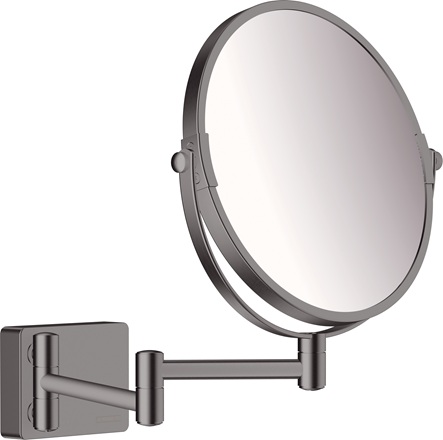 Hansgrohe Rasierspiegel AddStoris brushed black chrom 41791340