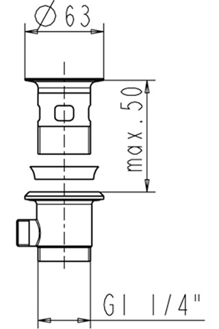 Ideal Standard Jado Kelch, edelmessing H960101A9