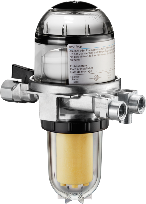 Oventrop Ölfilter/Entlüfter "TOC-Duo-3" G3/8 IG x G1/4 IG, "Siku" 50-75my 2142700
