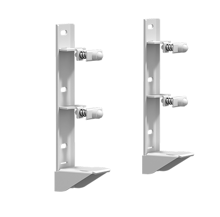 Zehnder HDC35 Wandkonsole, für Charleston H 320 bis 519mm, 8 Stück, weiß RAL 9016 766291