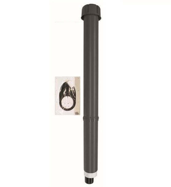 Vaillant Senkrechte Dachdurchführung d:110/160mm schwarz PP 0020106371