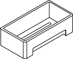 HEWI Duschkorb System 900, Halter Edelstahl, Einsatz Kunststoff, anthrazitgrau 900.03.001XA 92