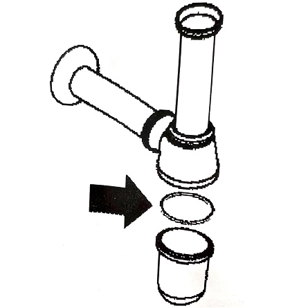 Hansgrohe Schlauchring 50 x 54 x 3 53982000