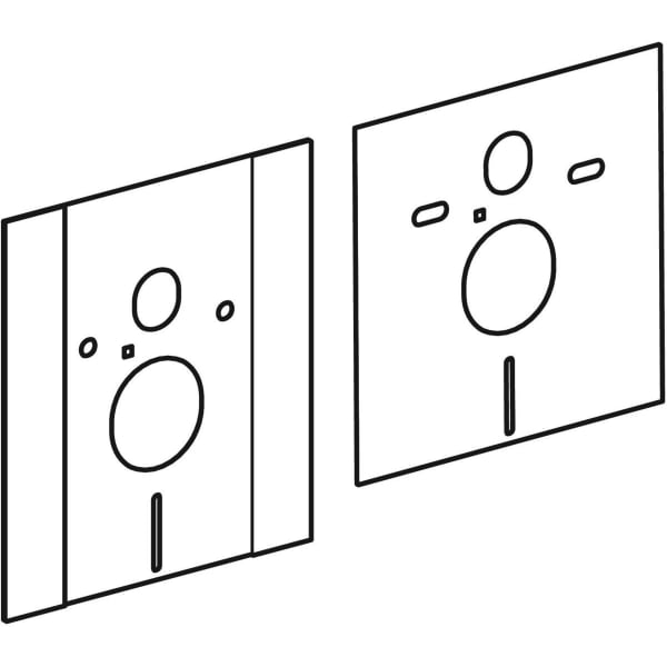Geberit Schallschutzset zu Abdeckschild höhenverstellbares Element 241.524.00.1