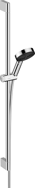 Hansgrohe Brauseset Pulsify Select S 105 3 jet Relax EcoSmart mit Brausestange 900mm chrom 24171000