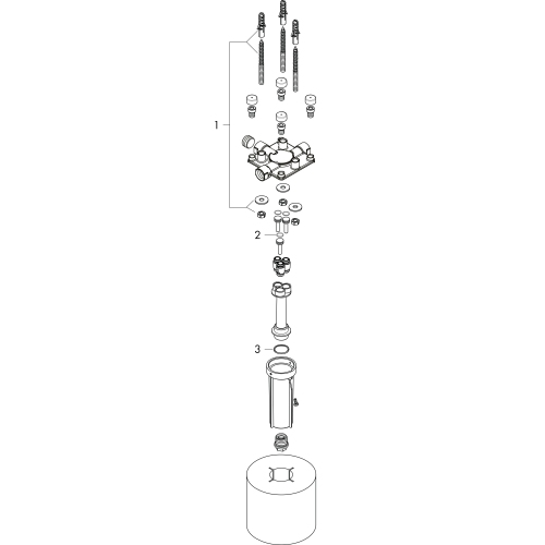 Hansgrohe Grundkörper Rainmaker Select für Kopfbrause mit Deckenanschluss 24010180