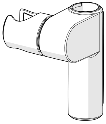 Hansa Schieber für Wandstange chrom 1012974V