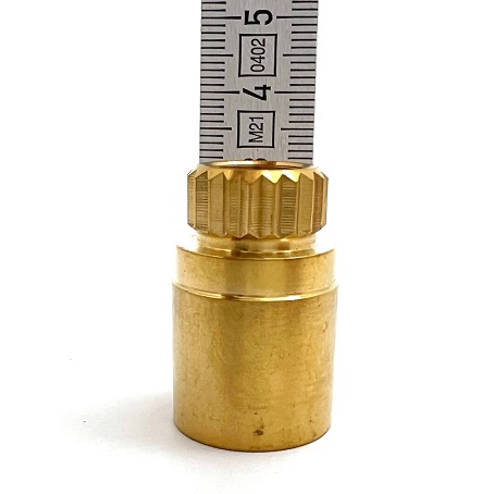 Kludi Spindelverlängerung Thermostat mechanisch bearbeitet, Länge 32mm 92025437-00