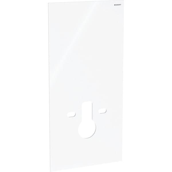 Geberit Frontverkleidung für Monolith für Wand-WC Befestigungs 18 und 23cm Glas weiß 242.530.SI.1